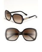 Jimmy Choo Oversized Sunglasses - Lyst