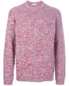 Folk Flecked Knit Sweater - Lyst