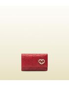 Gucci Heartshaped Interlocking G Key Case - Lyst