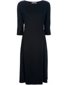 Jil Sander Fitted Dress - Lyst
