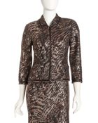 Lafayette 148 New York Darby Metallic Jacket - Lyst