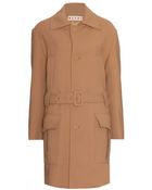 Marni Wool Trench Coat - Lyst