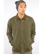 Obey The Officer Jacket in Army - Lyst