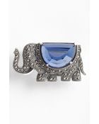 Judith Jack Bejeweled Brooches Elephant Pin - Lyst