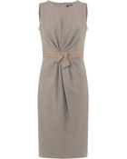 Max Mara Studio Ribbon Waist Dress - Lyst