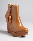 Ted Baker Platform Wedge Booties Ezika - Lyst