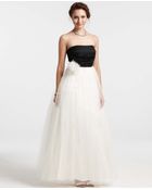Ann Taylor Strapless Pleated Tulle Gown - Lyst