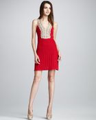 Nanette Lepore Big Wave Dress Red - Lyst