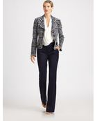 St. John Tweed Jacket - Lyst