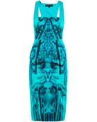 Holly Fulton Jane Printed Silk Dress - Lyst
