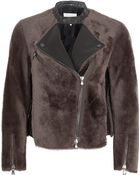3.1 Phillip Lim Motorcycle Shearling Jacket - Lyst