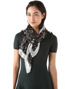 McQ by Alexander McQueen Graffiti Scarf - Lyst