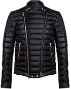 Balmain Nylon Biker Jacket - Lyst