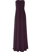 Amanda Wakeley Strapless Jersey Maxi Dress - Lyst