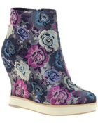 Asos Asos Award Wedge Ankle Boots - Lyst