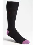 Calvin Klein Textured Cotton Blend Socks - Lyst
