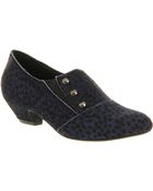 Office Beatrice Button Blue Spot Pony - Lyst