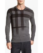 Burberry Brit Check Sweater - Lyst