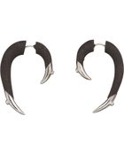 L'Agence Wood Claw Earrings with Topaz - Lyst