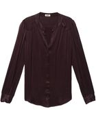 L'Agence Collar Blouse - Lyst