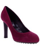 Tod's Suede Pump - Lyst
