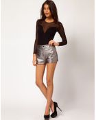 ASOS Collection Asos Shorts in Leather - Lyst