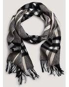 Burberry Giant Check Scarf - Lyst