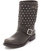 Frye Jenna Disc Short Booties - Lyst