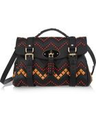 Mulberry Zigzag Leather Shoulder Bag - Lyst