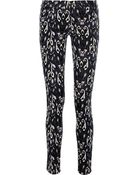Rag & Bone The Skinny Printed Midrise Corduroy Jeans - Lyst