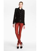 Alice + Olivia Elyse Metallic Brocade Blazer - Lyst