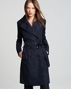 Burberry Long Double Breasted Trench Coat - Lyst