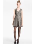 Mcginn Chloe Textured Metallic Dress - Lyst