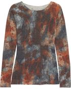 Mulberry Tiedye Tiger Printed Woolblend Sweater - Lyst
