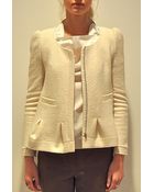 Carven Peplum Jacket - Lyst