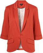 Topshop Ponte Boyfriend Blazer - Lyst