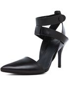 Alexander Wang Sonja Ankle Strap Pump in Black - Lyst