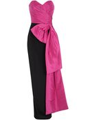 Notte By Marchesa Strapless Bow Gown - Lyst