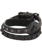 Vivienne Westwood Thin Leather Cuff - Lyst