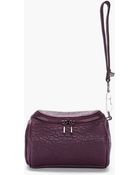 Alexander Wang Purple Leather Fumo Makeup Case - Lyst
