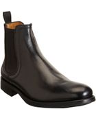 Barneys New York Plain Toe Chelsea Boot - Lyst