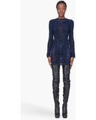 Versus Woven Jersey Top - Lyst