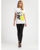 Christopher Kane Paint Spot Floral Tee - Lyst