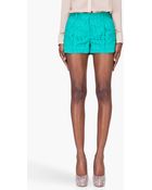 Diane von Furstenberg Paisley Lace Naple Shorts - Lyst