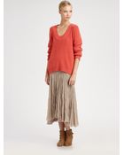 Donna Karan New York Uneck Sweater - Lyst