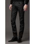 Burberry Shoreditch Black Skinny Fit Jeans - Lyst