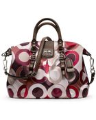 Coach Madison Graphic Op Art Metallic Juliette - Lyst