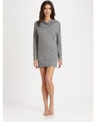 Hanro Pamina Cowlneck Lounge Shirt - Lyst