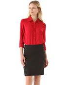 Theory Kissa Double Silk Shirt - Lyst