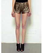Stylestalker Sequin Shorts - Lyst